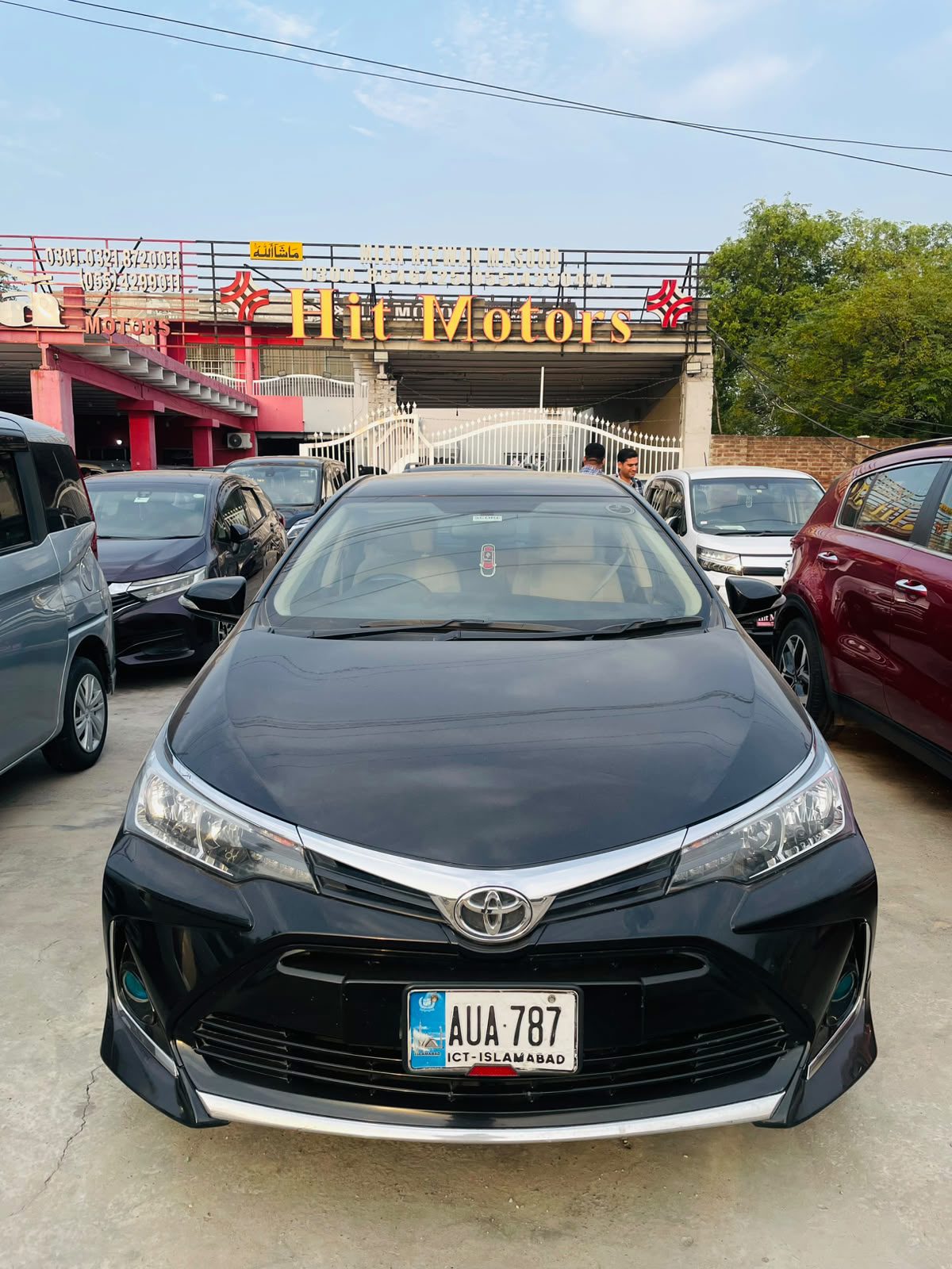 Toyota Altis 1.6 2019 in black, Lahore